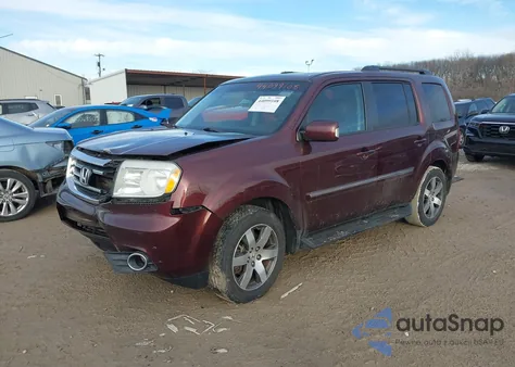 2012 Honda Pilot Touring z USA, uszkodzony, nr VIN 5FNYF4H96CB055196